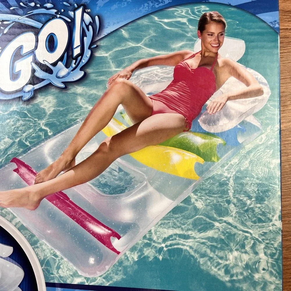Bestway H2O Go! Kool‎ Lounge Inflatable Pool Raft Chair Float Adult NEW